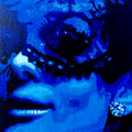 Monochromatic representation of Audrey Hepburn